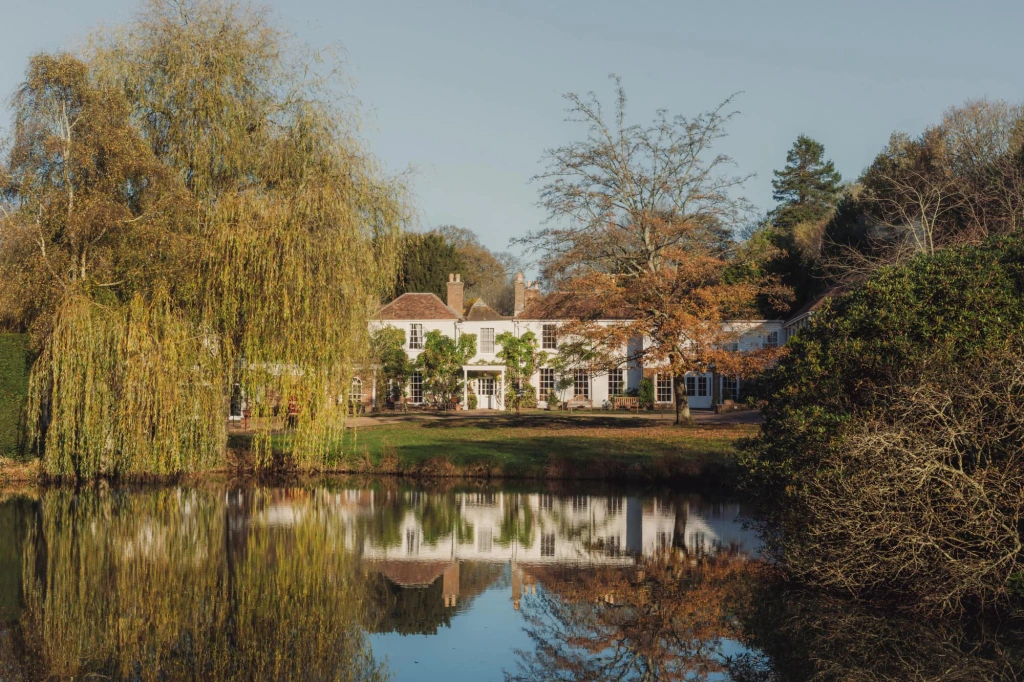 Powdermills, East Sussex: the country house across the lake